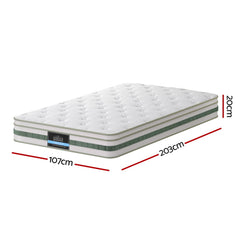 Giselle Pocket Spring Euro Top Bamboo Wool Mattress – King Single