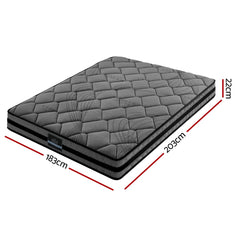 Giselle Pocket Spring Bamboo Wool Mattress – King