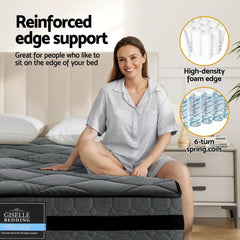 Giselle Pocket Spring Bamboo Wool Mattress – King