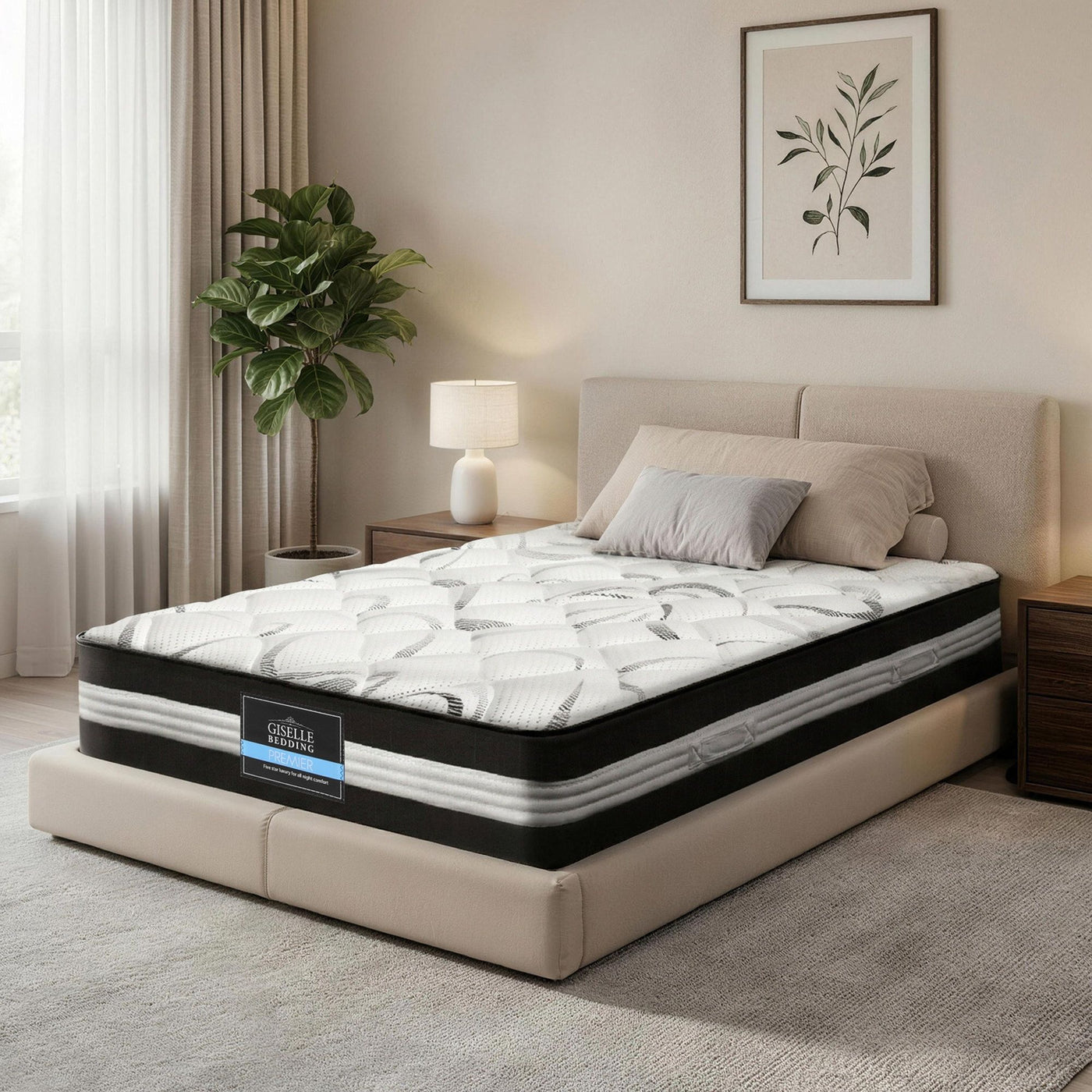 Giselle Pocket Spring Bamboo Wool Mattress – King Single