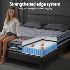 Giselle Pocket Spring Hybrid Euro Top Bamboo Mattress – King