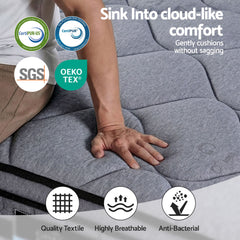 Giselle Pocket Spring Hybrid Euro Top Bamboo Mattress – Queen