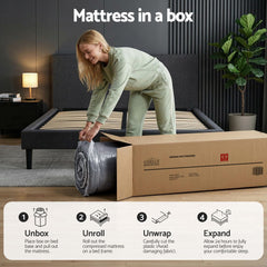 Giselle Pocket Spring Hybrid Euro Top Bamboo Mattress – Queen