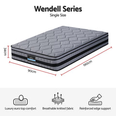 Giselle Pocket Spring Hybrid Euro Top Bamboo Mattress – King