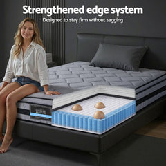Giselle Pocket Spring Hybrid Euro Top Bamboo Mattress – King