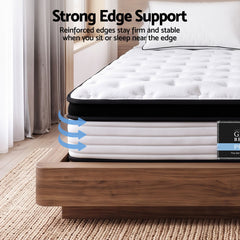 Giselle Pocket Spring Euro Top Bamboo Wool Mattress – Double