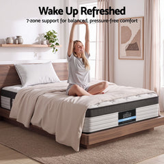 Giselle Pocket Spring Euro Top Bamboo Wool Mattress – King