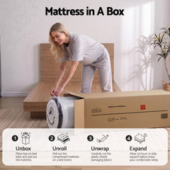 Giselle Pocket Spring Euro Top Bamboo Wool Mattress – King