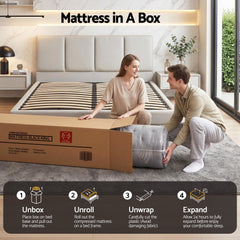 Giselle Pocket Spring Euro Top Bamboo Wool Mattress – King