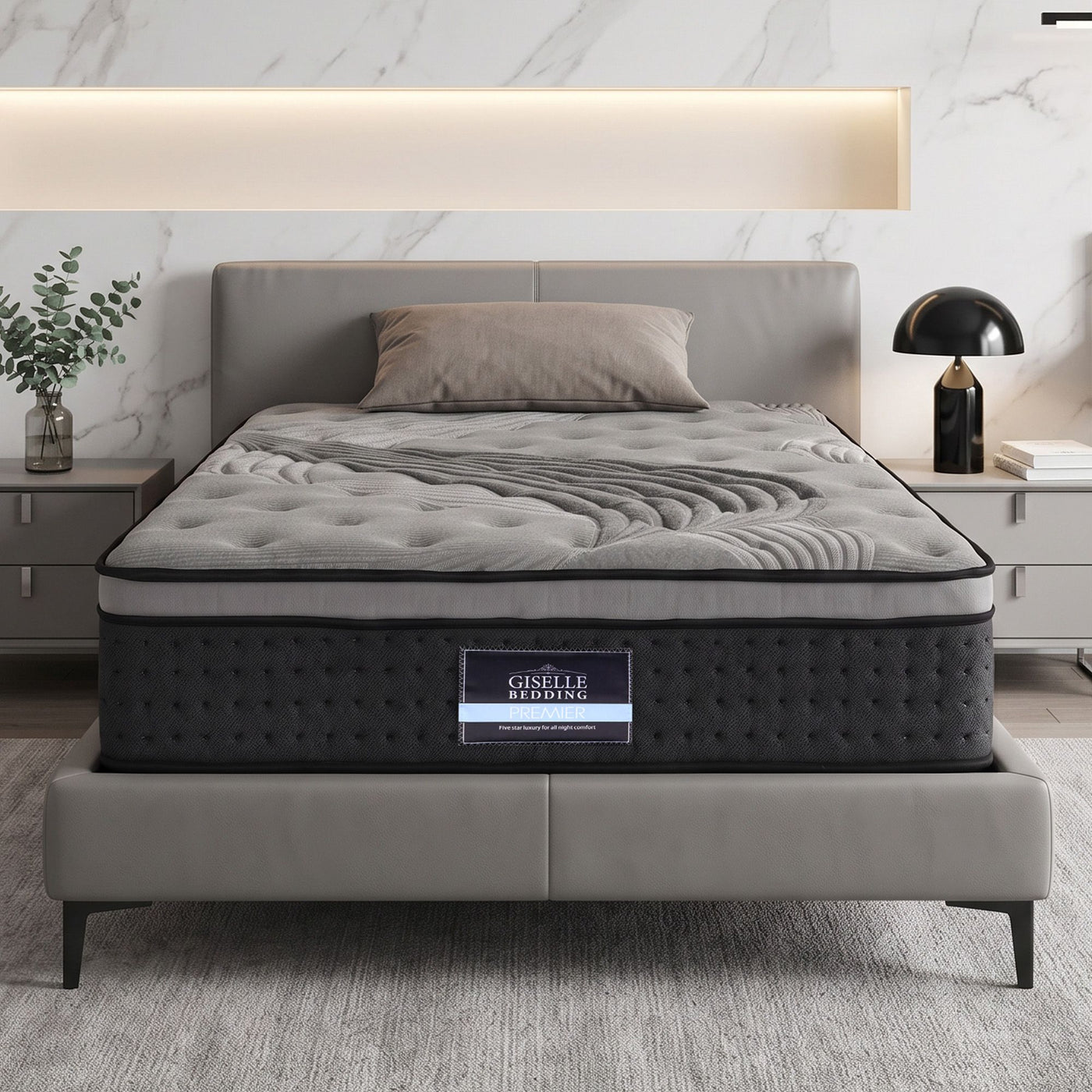 Giselle Pocket Spring Euro Top Bamboo Wool Mattress – King