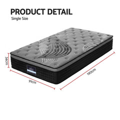 Giselle Pocket Spring Euro Top Bamboo Wool Mattress – King
