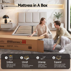 Giselle Pocket Spring Euro Top Bamboo Wool Mattress – King