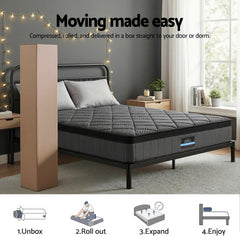 Giselle Pocket Spring Memory Foam Latex Hybrid Mattress – King