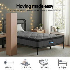 Giselle Pocket Spring Memory Foam Latex Hybrid Mattress – King