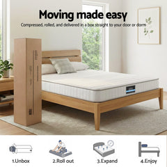 Giselle Pocket Spring Bamboo Wool Mattress – Double