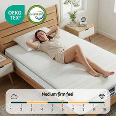 Giselle Pocket Spring Bamboo Wool Mattress – King