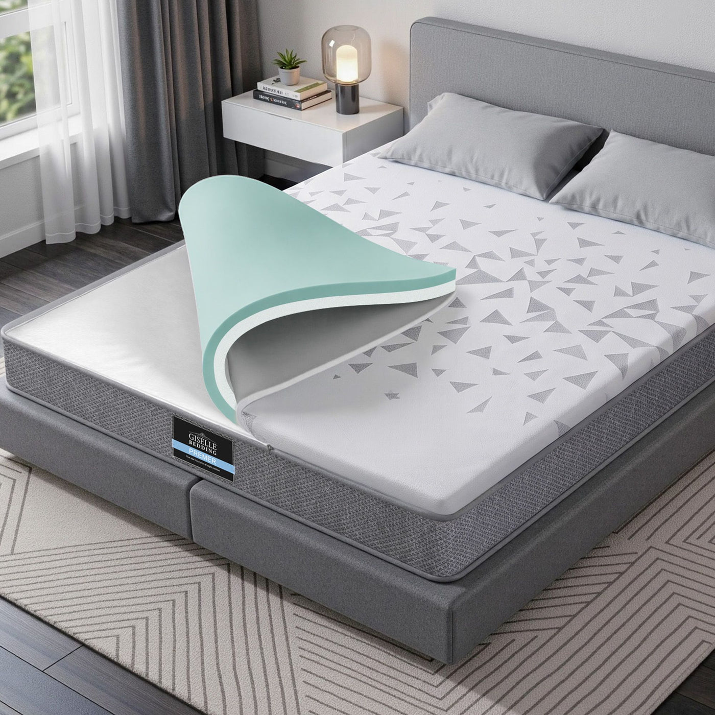Giselle Pocket Spring Bamboo Wool Mattress – King