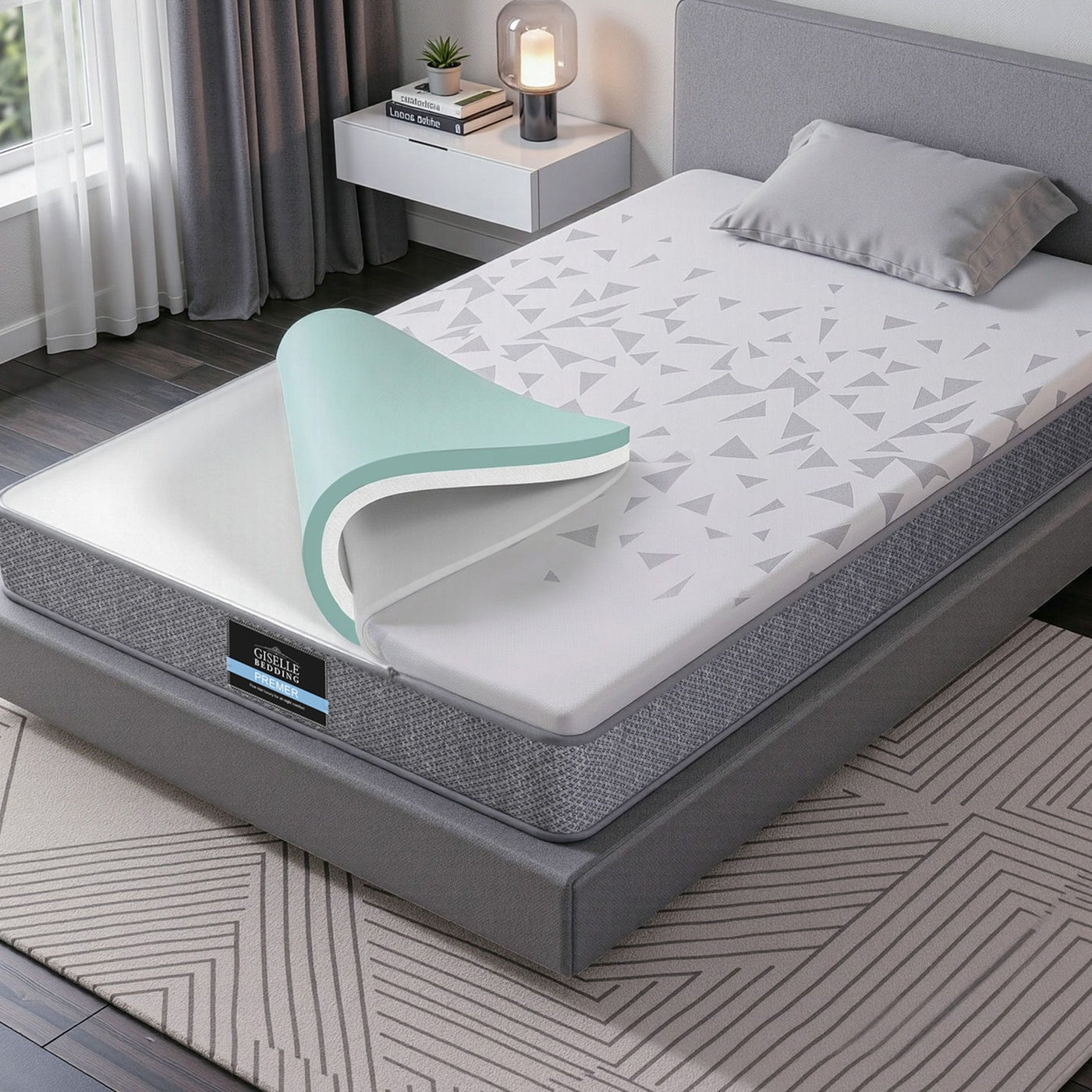 Giselle Pocket Spring Bamboo Wool Mattress – King Single