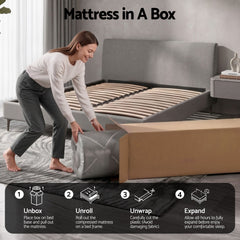 Giselle Pocket Spring Bamboo Wool Mattress – Double