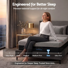 Giselle Pocket Spring Bamboo Wool Mattress – King