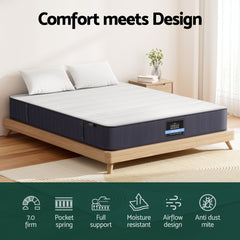 Giselle Pocket Spring Bamboo Wool Mattress – Double