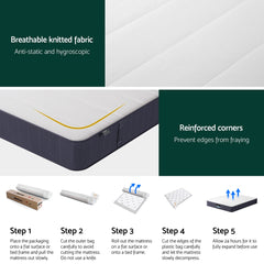 Giselle Pocket Spring Bamboo Wool Mattress – Double