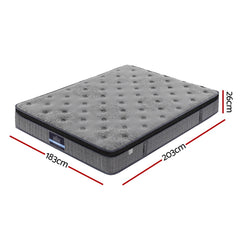 Giselle Pocket Spring Latex Euro Top Bamboo Mattress – King