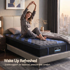 Giselle Pocket Spring Memory Foam Hybrid Euro Top Mattress – King