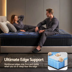 Giselle Pocket Spring Memory Foam Hybrid Euro Top Mattress – King