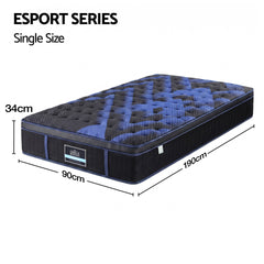 Giselle Pocket Spring Memory Foam Hybrid Euro Top Mattress – King