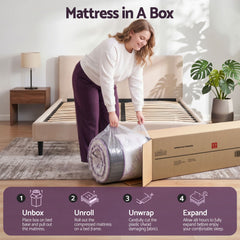 Giselle Pocket Spring Euro Top Bamboo Wool Mattress – Queen