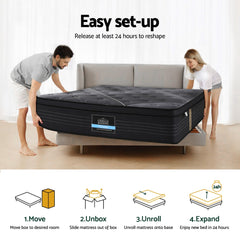 Giselle Pocket Spring Hybrid Euro Top Bamboo Mattress – King