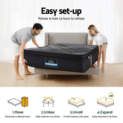 Giselle Pocket Spring Hybrid Euro Top Bamboo Mattress – King