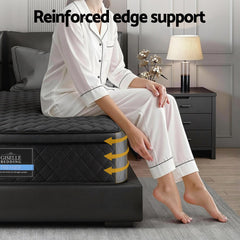 Giselle Pocket Spring Euro Top Bamboo Wool Mattress – King
