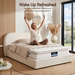Giselle Pocket Spring Euro Top Bamboo Wool Mattress – King