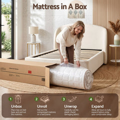 Giselle Pocket Spring Euro Top Bamboo Wool Mattress – King