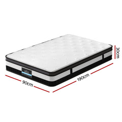 Giselle Pocket Spring Euro Top Bamboo Wool Mattress – King