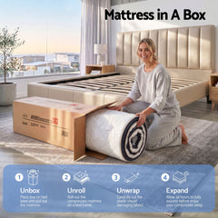 Giselle Pocket Spring Memory Foam Euro Top Bamboo Mattress – Queen