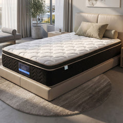 Giselle Pocket Spring Memory Foam Euro Top Bamboo Mattress – King