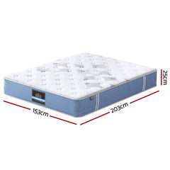 Giselle Pocket Spring Euro Top Bamboo Wool Mattress – King Single