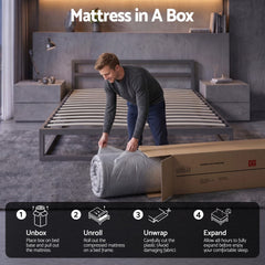 Giselle Pocket Spring Bamboo Wool Mattress – King