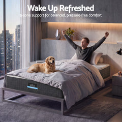 Giselle Pocket Spring Bamboo Wool Mattress – King
