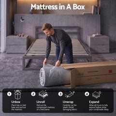 Giselle Pocket Spring Bamboo Wool Mattress – King