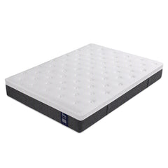 Levitex King Mattress Lumbar Support, 5-Zone Pocket Springs & 2-Row Hardened Edges for Deep Sleep, Cooling Gel Memory & Egg-Crate Foam