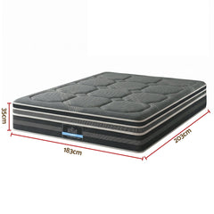 Giselle Pocket Spring Hybrid Euro Top Bamboo Mattress – King
