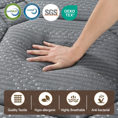 Giselle Pocket Spring Hybrid Euro Top Bamboo Mattress – King