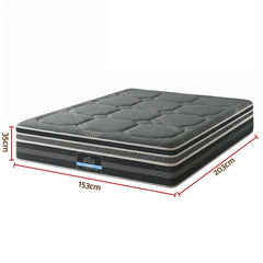 Giselle Pocket Spring Hybrid Euro Top Bamboo Mattress – Queen