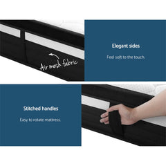 Giselle Pocket Spring Euro Top Bamboo Wool Mattress – King Single