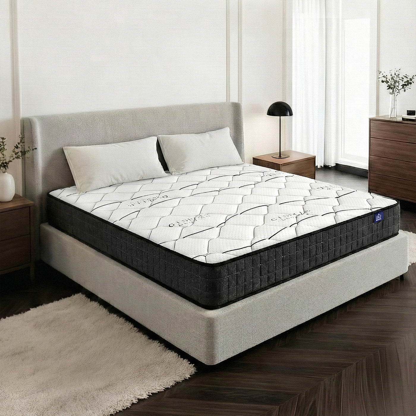 Giselle Bonnell Spring Bamboo Wool Mattress – Queen