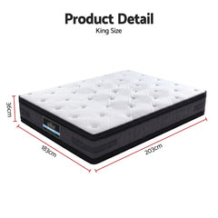 Giselle Pocket Spring Memory Foam Euro Top Gel Mattress – Double